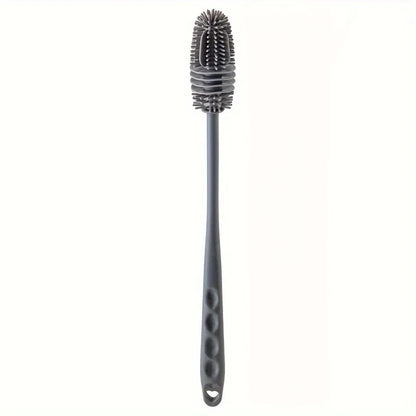 Silicone Cup Brush Milk Bottle Cleaning Brush Long Handle Water Bottles Cleaner Glass Cup Cleaning Brush Kitchen Cleaning Tools