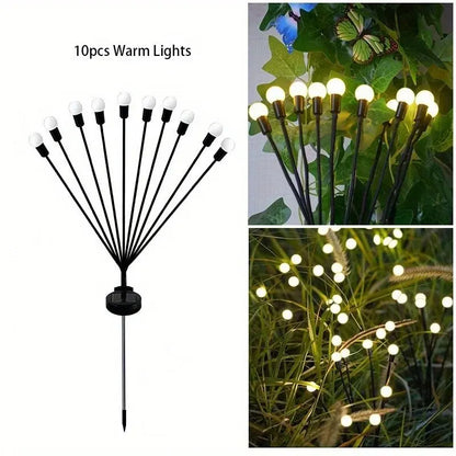 1pc Solar Firefly Lamp: Add A Magical Glow To Your, Or Party For Christmas, Halloween, Thanksgiving Easter gift Halloween Gift