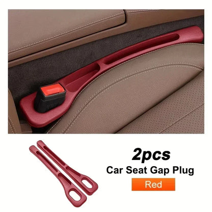 Car seat gap sealant, leak-proof filling strip, seat edge seam protector, and driver's seat storage strip to prevent loss.