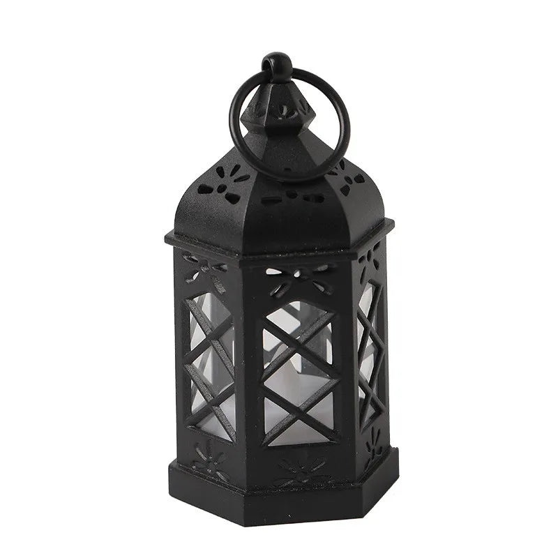 Retro Hexagonal Wind LED Lamp – Creative Portable Candle‑Style Mini Lamp