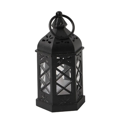 Retro Hexagonal Wind LED Lamp – Creative Portable Candle‑Style Mini Lamp
