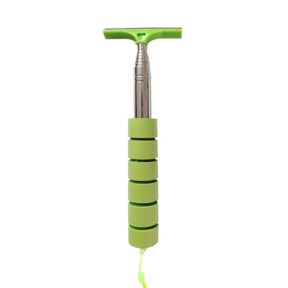 Telescopic Car Rearview Mirror Wiper with Stainless Steel Handle – Auto Glass Cleaning Tool