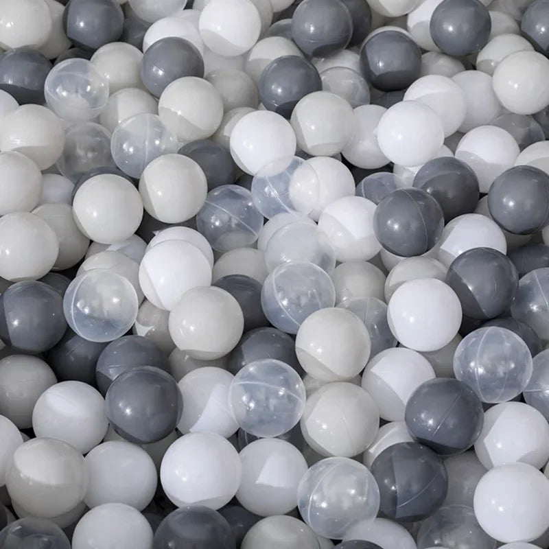 50pcs Colorful Love Star Ocean Balls – Eco-Friendly Plastic Balls for Baby Play Pits & Pools