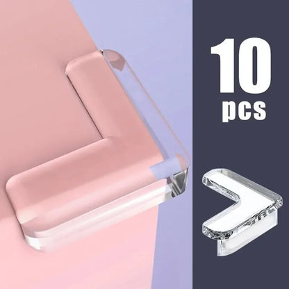 Clear Anti-collision Coffee Table Furniture Corner Protectors Children's Soft Corner Sheathing Living Room Decor  4-10Pcs