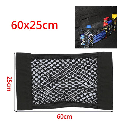 Car Trunk Mesh Organizer – Universal Elastic Net Storage Pocket for Vehicles
