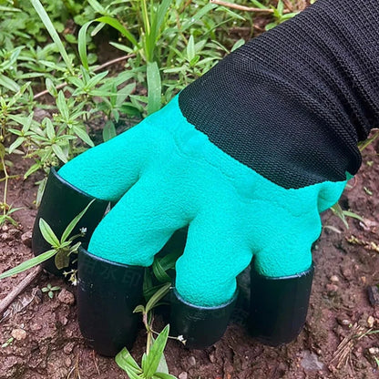 Breathable Garden Gloves with Claws – Puncture-Resistant Digging & Planting Gloves