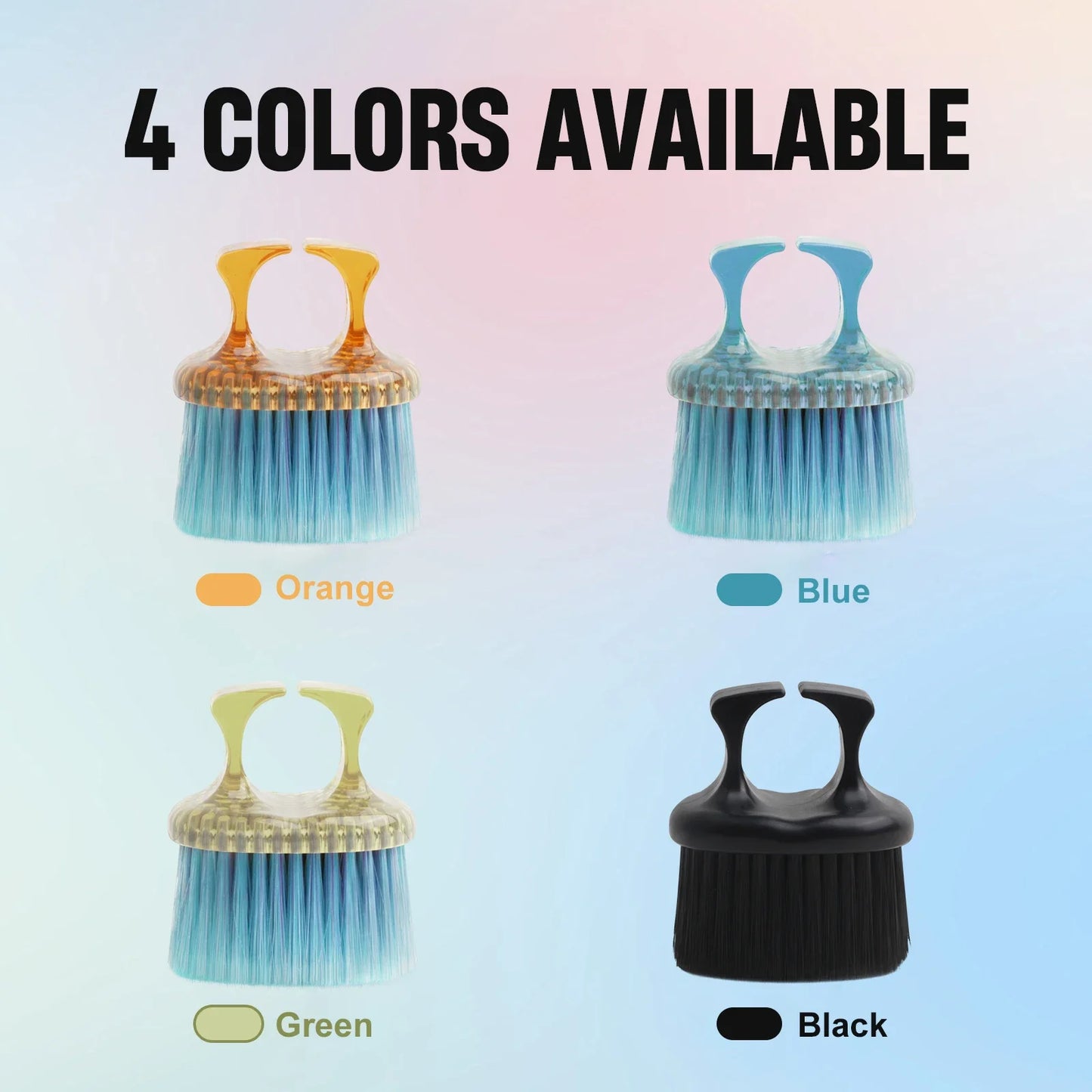 Horse Bristle Beard Brush – Portable Barbershop Shaving Brush for Facial Hair & Skin Cleaning
