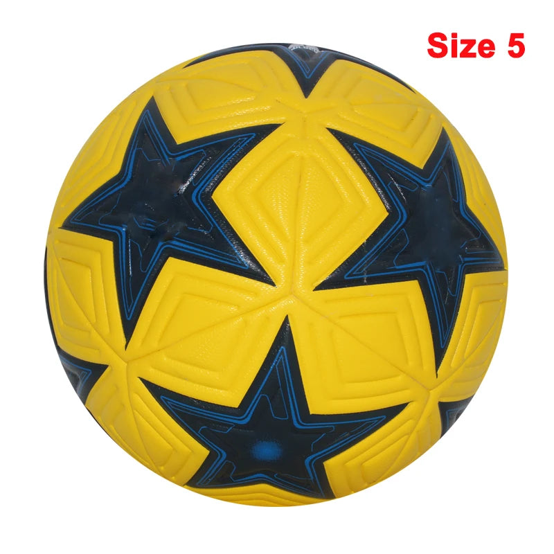 Standard Soccer Ball – Size 4 & 5 Seamless PU Football for Outdoor Sports & Training