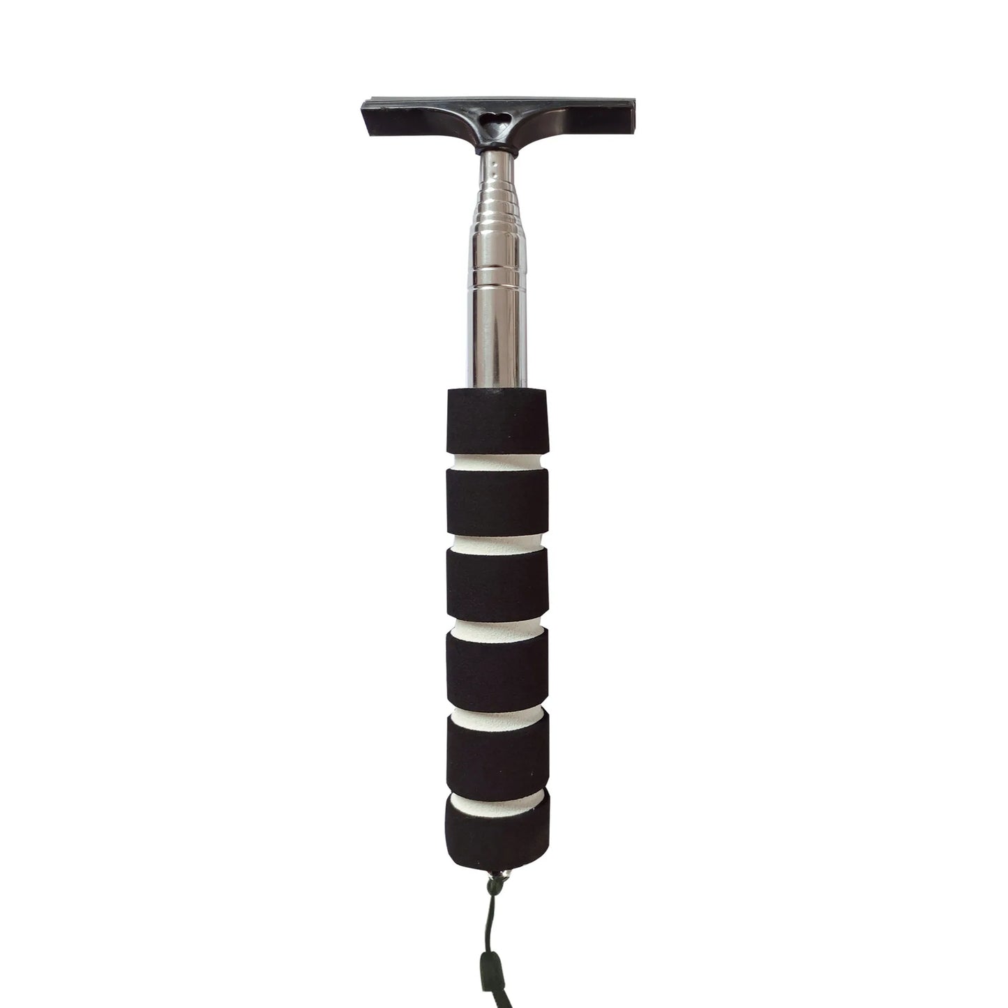 Telescopic Car Rearview Mirror Wiper with Stainless Steel Handle – Auto Glass Cleaning Tool