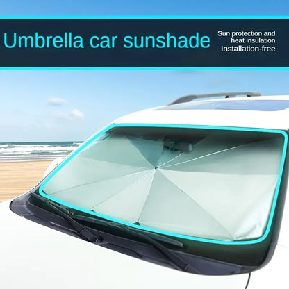 Universal Car Window Sunshade – Side & Front Windshield Heat Insulation & Sun Protection Cover