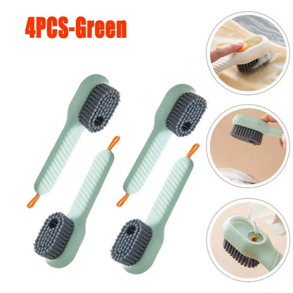 Multi-Function Automatic Spot Shoe Brush – Soft Bristle Handheld Cleaner with Liquid Dispenser