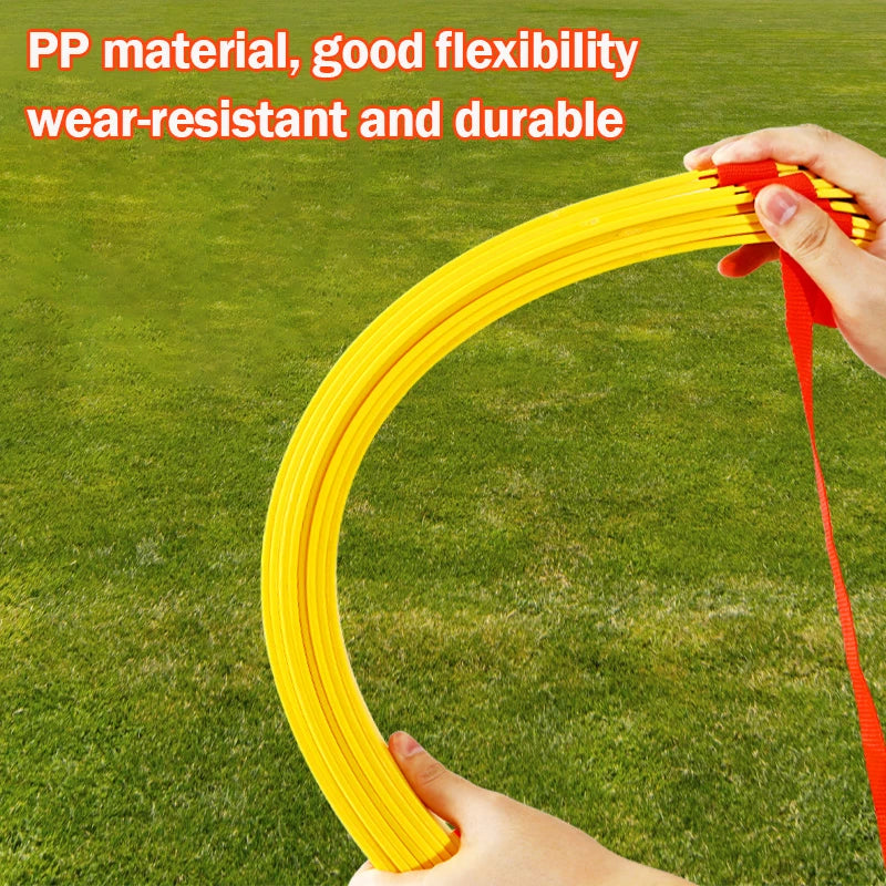 Agility Training Ladder – Nylon Strap Speed Ladder for Soccer, Football & Fitness Workouts