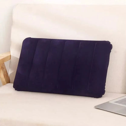 Inflatable Travel Pillow – Portable Square Neck Cushion for Outdoor Camping, Airplanes & Business Travel