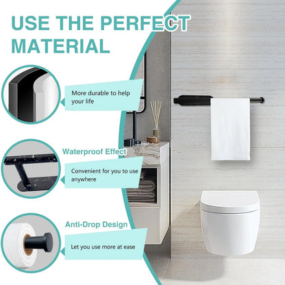 Adhesive Paper Towel Holder – Under Cabinet Tissue Rack for Kitchen & Bathroom Storage