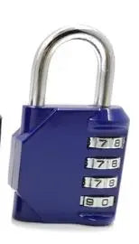 Travel Padlock Anti-theft Backpack Small Padlock Resettable 3/4 Digit Combination Suitcase Password Code Lock Luggage Padlock