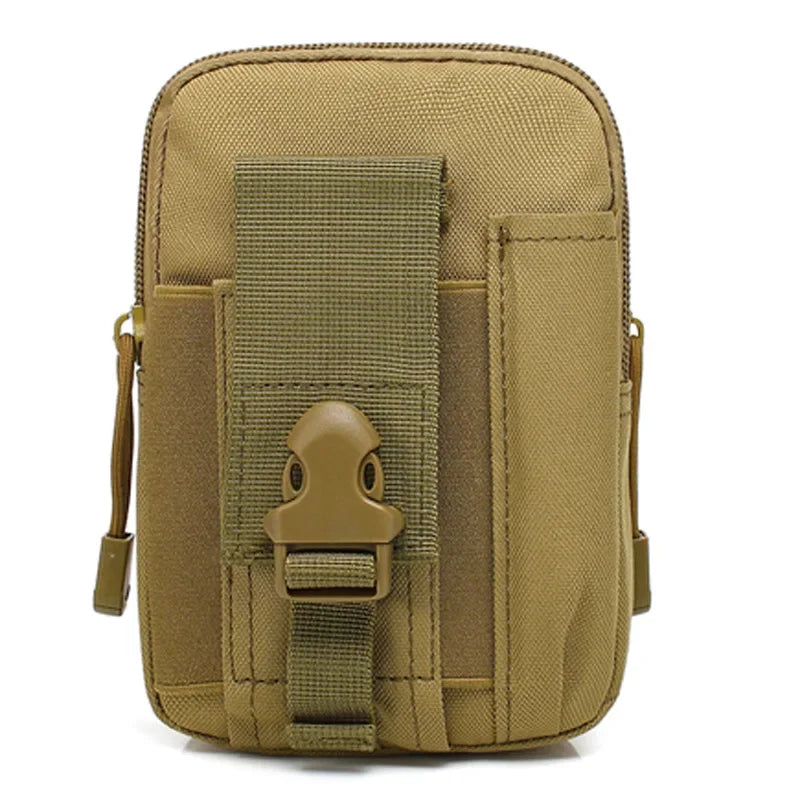 Multipurpose Molle Tactical Waist Bag – Outdoor Belt Pouch with Phone Case & EDC Organizer