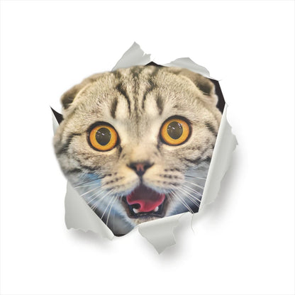 Funny 3D Hole Cat & Dog Toilet Stickers – Cute DIY Wall Decals for Bathroom & Home Decoration