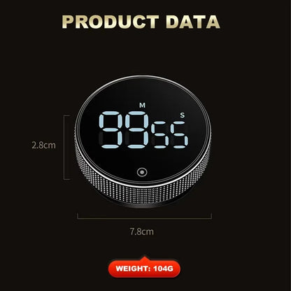 Magnetic Kitchen Timer Digital Timer Manual Countdown Rotary Timer Mechanical Cooking Timer Cooking Shower Stopwatch