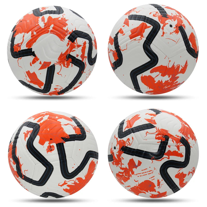 Standard Size 5 Soccer Ball – PU Machine-Stitched Football for Outdoor Match & Training