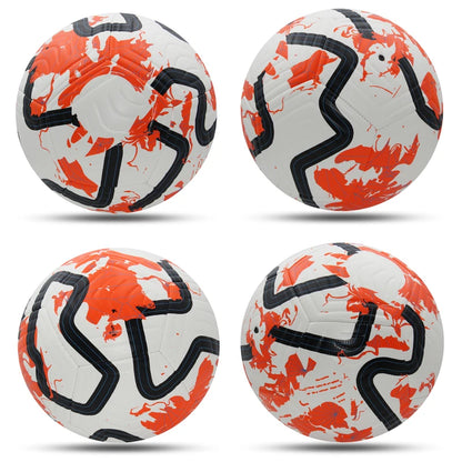 Standard Size 5 Soccer Ball – PU Machine-Stitched Football for Outdoor Match & Training
