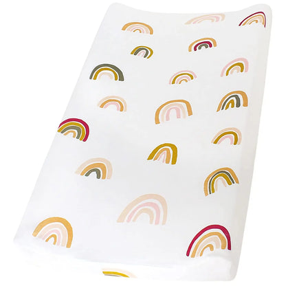 Detachable Muslin Cotton Crib Sheet – Soft Fitted Baby Mattress Cover with Elastic Edges