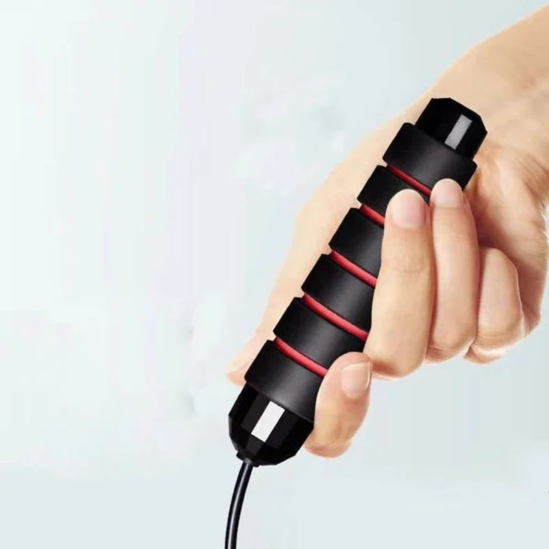 Jump Rope, Tangle-Free Rapid Speed Jumping Rope Cable with Ball Bearings for Women, Men, and Kids, Adjustable Steel Jump Rope
