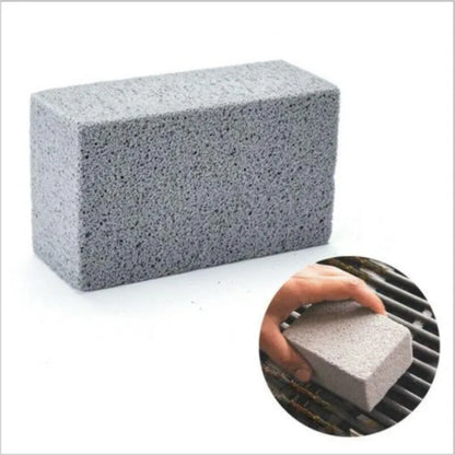BBQ Grill Cleaning Brush Brick Block – Non-Toxic Pumice Stone for Effortless Grill and Barbecue Rack Cleaning