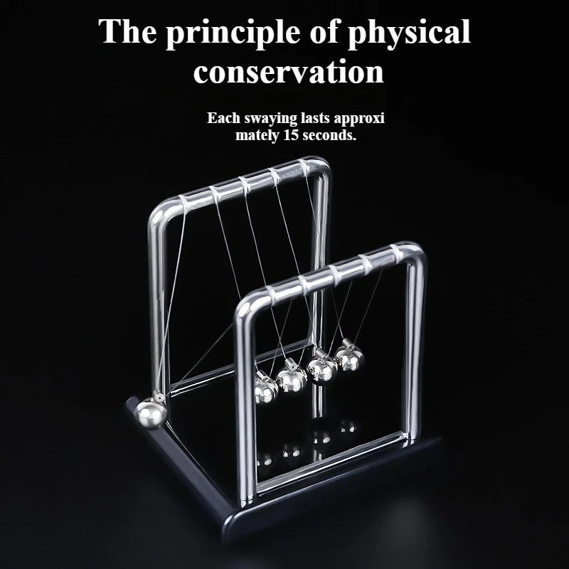Christmas Newton’s Cradle – Plastic Pendulum Balls for Stress Relief, Office Decor & Creative Gifting