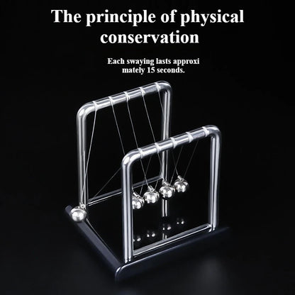 Christmas Newton’s Cradle – Plastic Pendulum Balls for Stress Relief, Office Decor & Creative Gifting