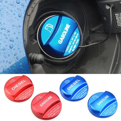 Red Blue Car Gasoline Petro Diesel Fuel Tank Decoration Oil Filler Cover Cap Trim Universal for BMW 1 2 3 4 5 7 Series Car Acces
