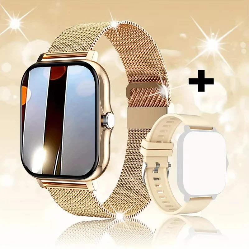 KESHUYOU New 1.83-inch Smartwatch Call Notifications Sleep Monitoring Activity Tracking Compatible with Android and iOS