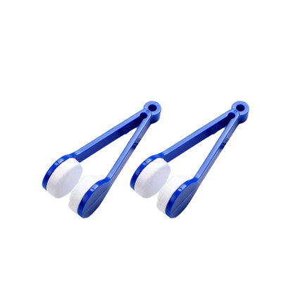 Microfiber Eyeglass Cleaning Brush – Portable Lens Cleaner for Glasses, Sunglasses & Travel Use