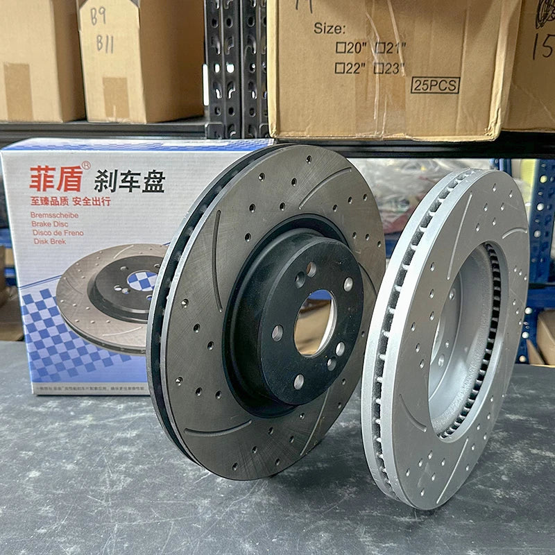 High quality Economical Car accessories brake discs automotive brake rotors for Audi  S6 S7 S8 SQ2 SQ5 Sportback SQ7 SQ8