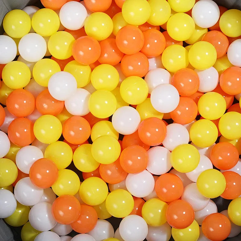 50pcs Colorful Love Star Ocean Balls – Eco-Friendly Plastic Balls for Baby Play Pits & Pools
