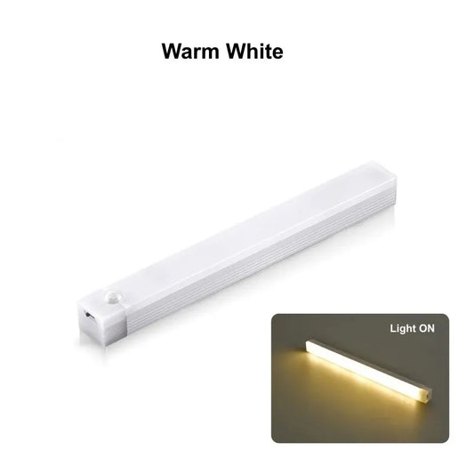 Rechargeable LED Motion Sensor Night Light – Under Cabinet Cordless Lamp for Kitchen, Wardrobe, Bedside & Hallway