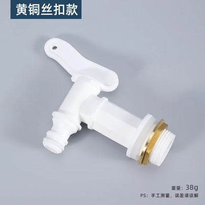 S60x6 IBC Tank Tap Connector – Coarse Thread Water Coupling Adapter for 1/2'' & 3/4'' Garden Hose Fittings (Fits 1000L Tanks)