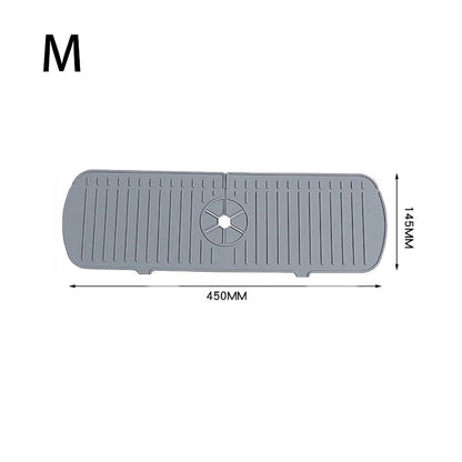 Silicone Faucet Drain Pad – Anti-Splash Non-Slip Kitchen & Bathroom Faucet Mat