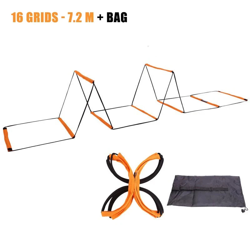 Dual-Purpose Soccer Training Jump Ladder – Agility & Speed Coordination Equipment