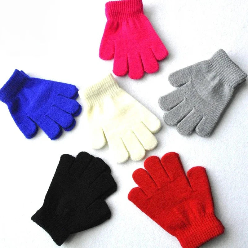 Winter Kids Gloves – Cold Weather Mittens for Boys & Girls (Ages 6–10)