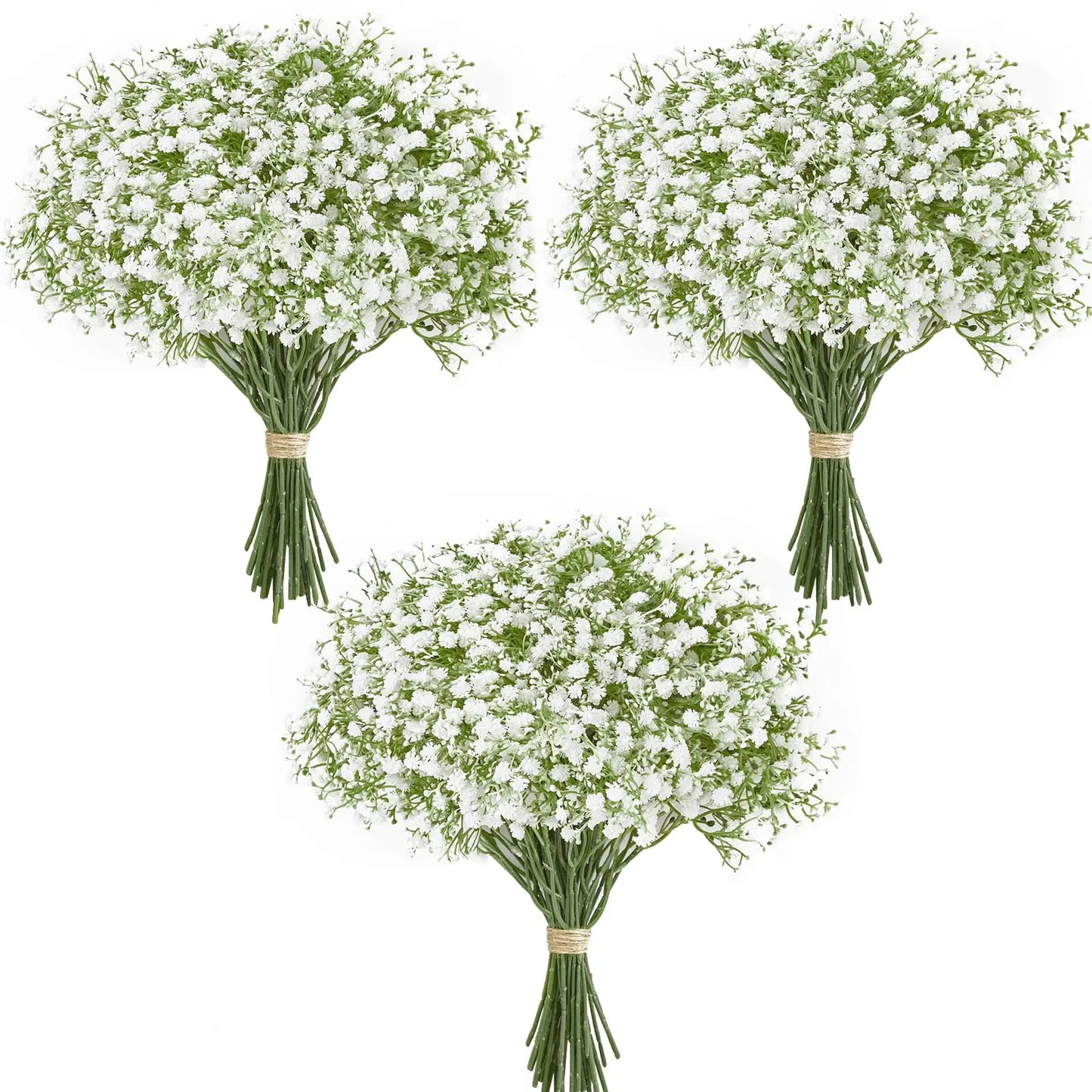 10/15Pcs Artificial Baby Breath Flowers – Fake Gypsophila for Wedding Party, Home Decoration & DIY Bouquets