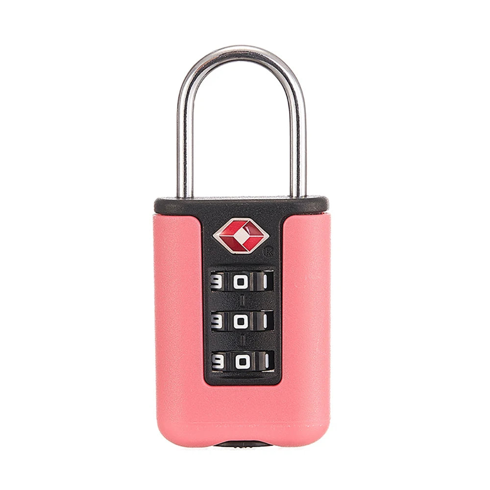 TSA Combination Lock for Luggage – 3-Digit Customs Code Padlock for Travel Bags & Suitcases