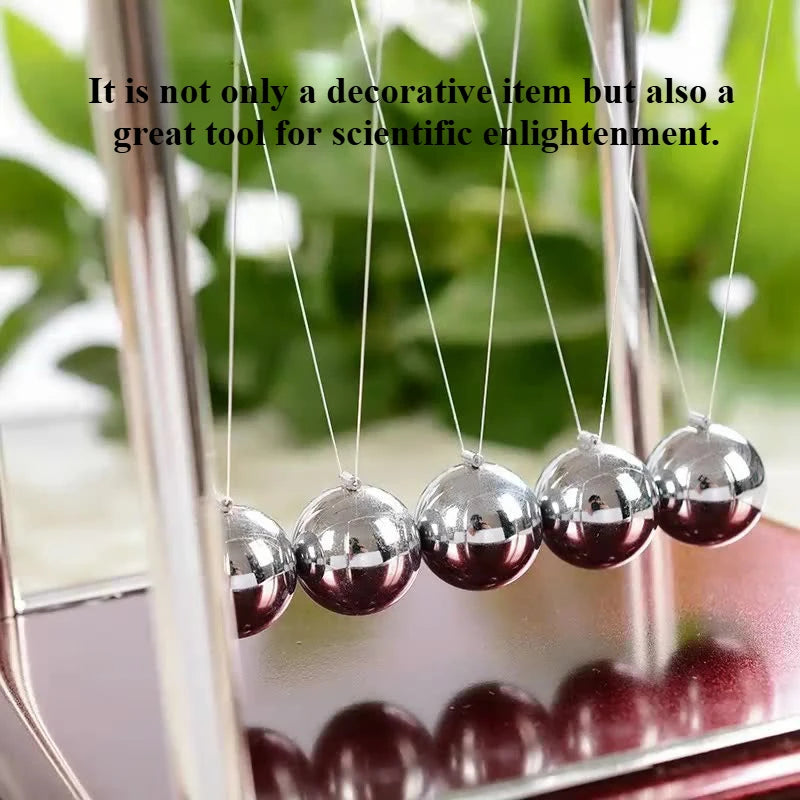 Christmas Newton’s Cradle – Plastic Pendulum Balls for Stress Relief, Office Decor & Creative Gifting