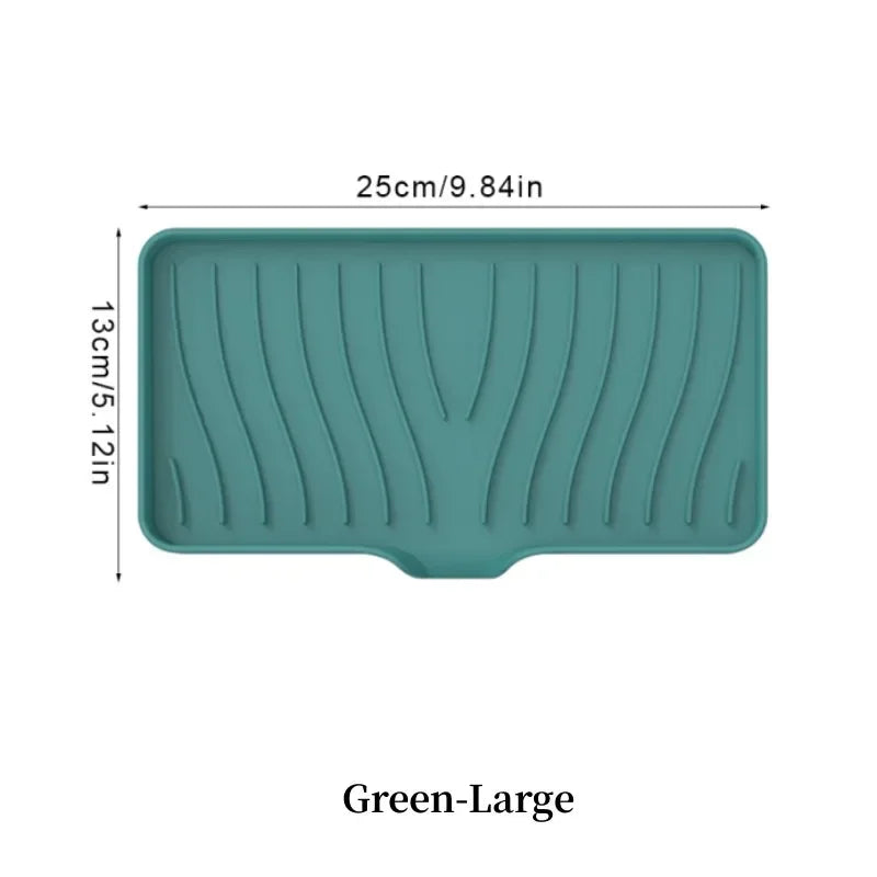 Silicone Drain Soap Box – Anti-Slip Sink Tray for Kitchen or Bathroom