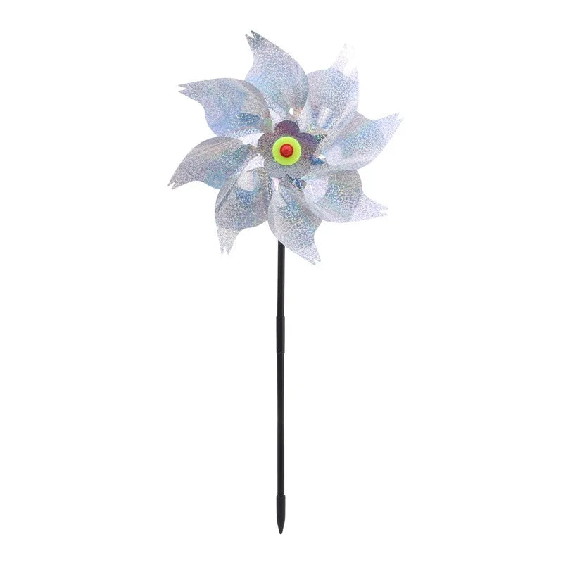 Bird Repeller Pinwheels Reflective Sparkly Scarecrow Pinwheel Windmill Spinner Garden Lawn Yard Decor Keep Birds Away Repellent