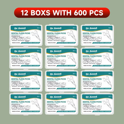 Dental Floss Sticks – 50/150/300/600/1000pcs Oral Care Tools for Healthy Teeth & Gums