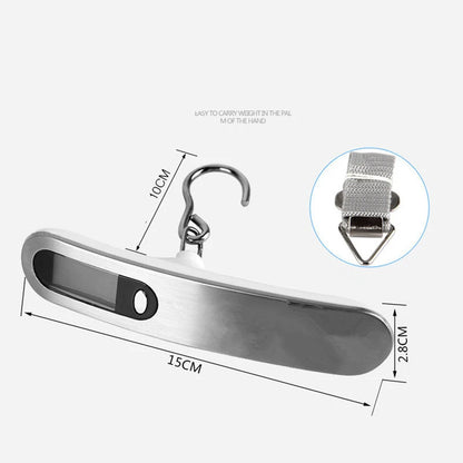 Digital Luggage Hanging Scale – 50kg/110lb Portable Travel Scale with LCD Display & Hook