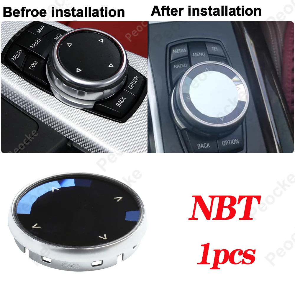Crystal Multimedia Knob for BMW F33 F20 G20 G12 G30 F30 F11 Car Multimedia Buttons Cover G26 G29 F10 F06 F22 F36 Auto Accessory