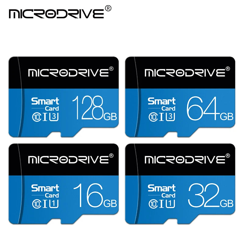 Class 10 Micro TF SD Card – 16GB to 256GB High-Speed Memory Card with SD Adapter for Camera, Phone, Driving Recorder