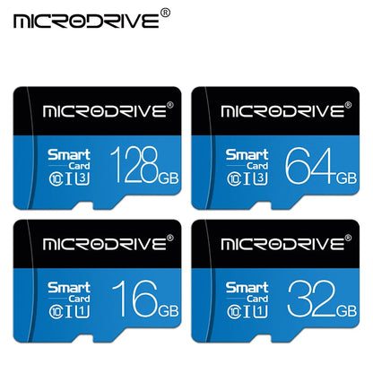Class 10 Micro TF SD Card – 16GB to 256GB High-Speed Memory Card with SD Adapter for Camera, Phone, Driving Recorder