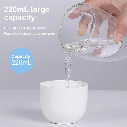 Portable USB Water-Drop Humidifier – Mini Desktop Home Mist Atomizer